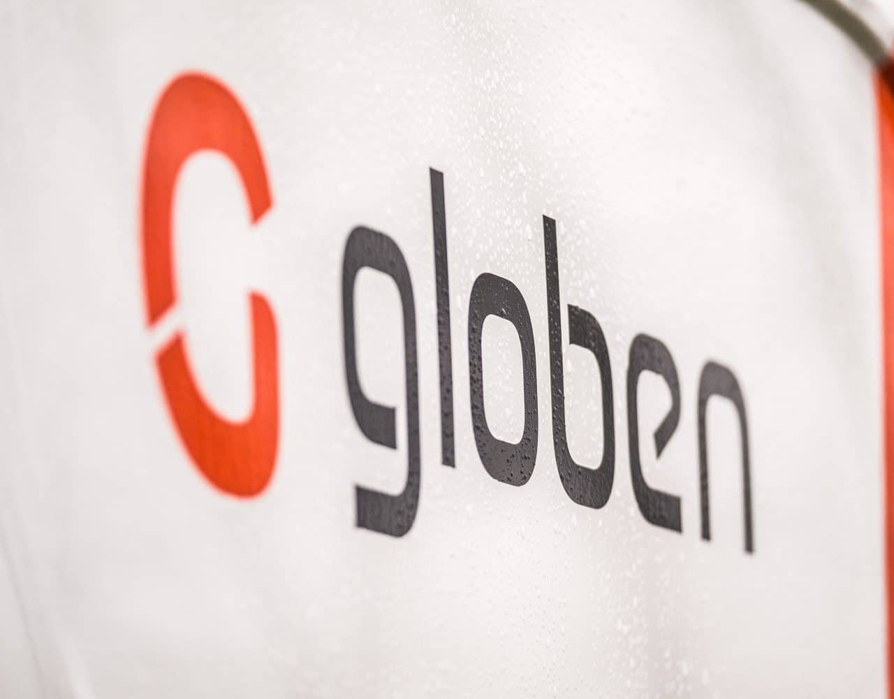 Globen logo op bus